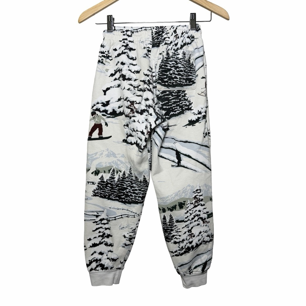 Jordan Brooklyn Fleece Boys M 10-12 Pants Ski Print Snowboard Joggers Jumpman - Picture 3 of 14